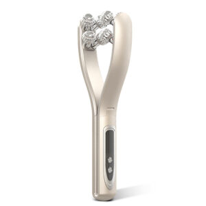 microcurrent facial roller device